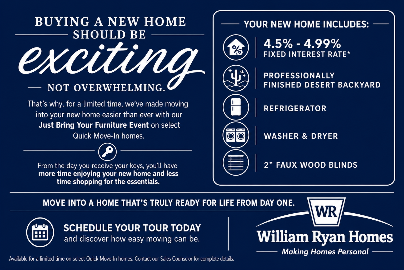 New home promotion with special event